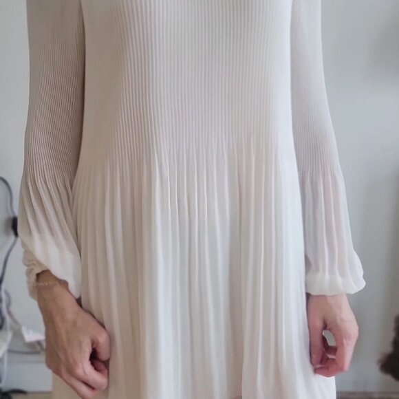 Aritzia Dresses & Skirts - Aritzia Wilfred daydreamer mini dress light birch size XS
